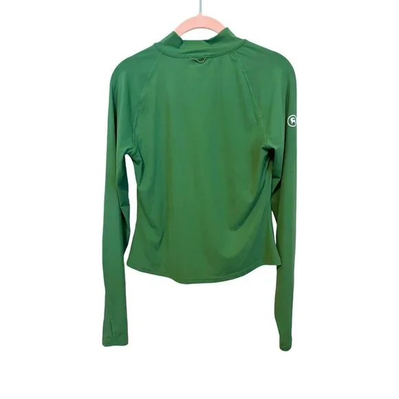 NWOT Backcountry SunTrace 1/4-Zip Long-Sleeve Top, Green, Size Small - Picture 6 of 8